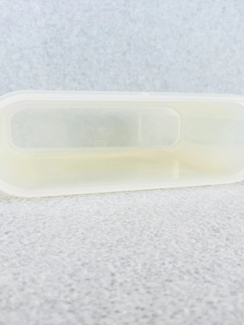 Tupperware Modular Mates Oval #3 with Flip Top Lid Green Vintage 2401A